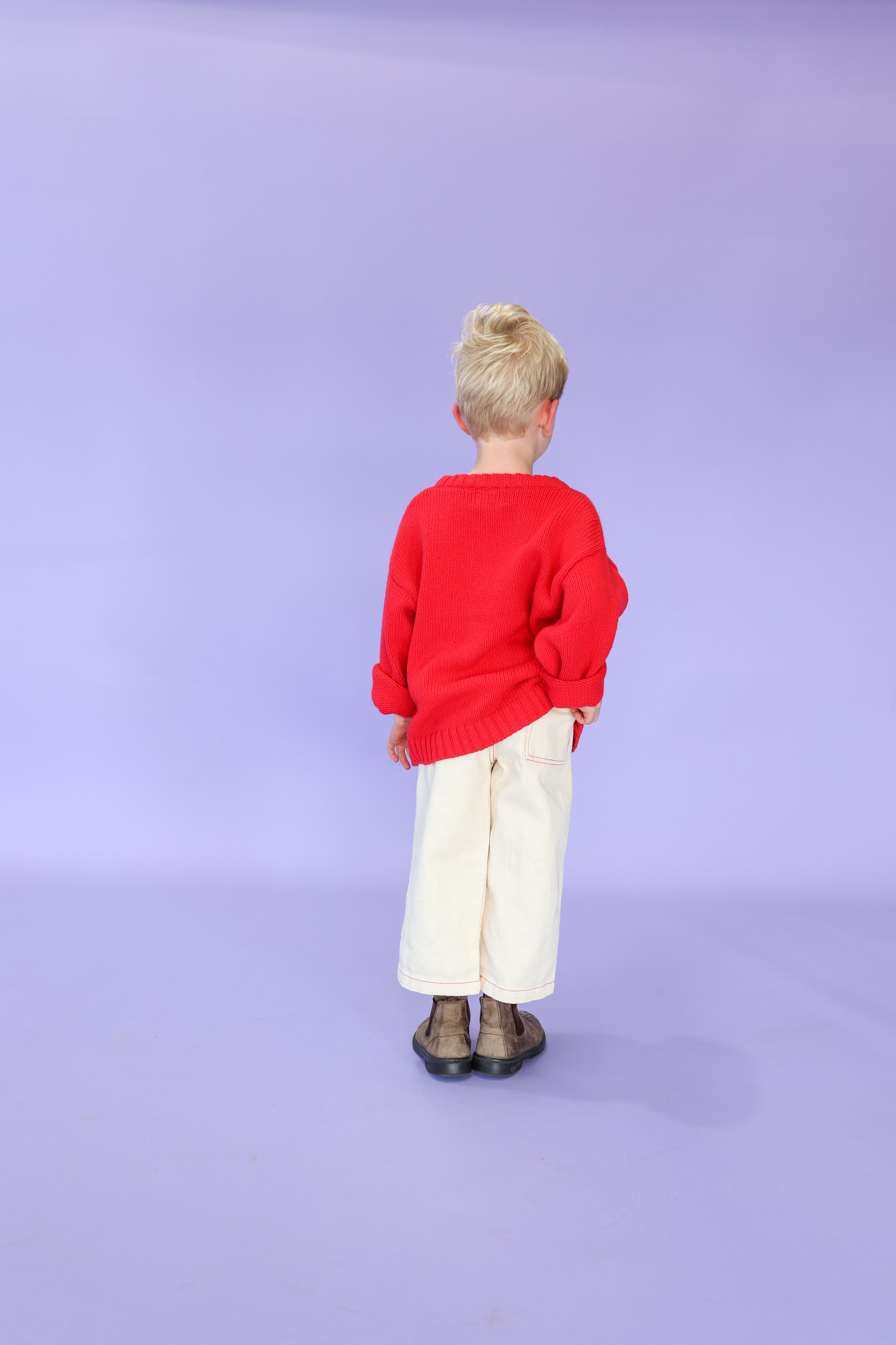GROWN Organic Everyday Denim Pant in milk color, casual men's denim pant with a relaxed fit and classic five-pocket design.