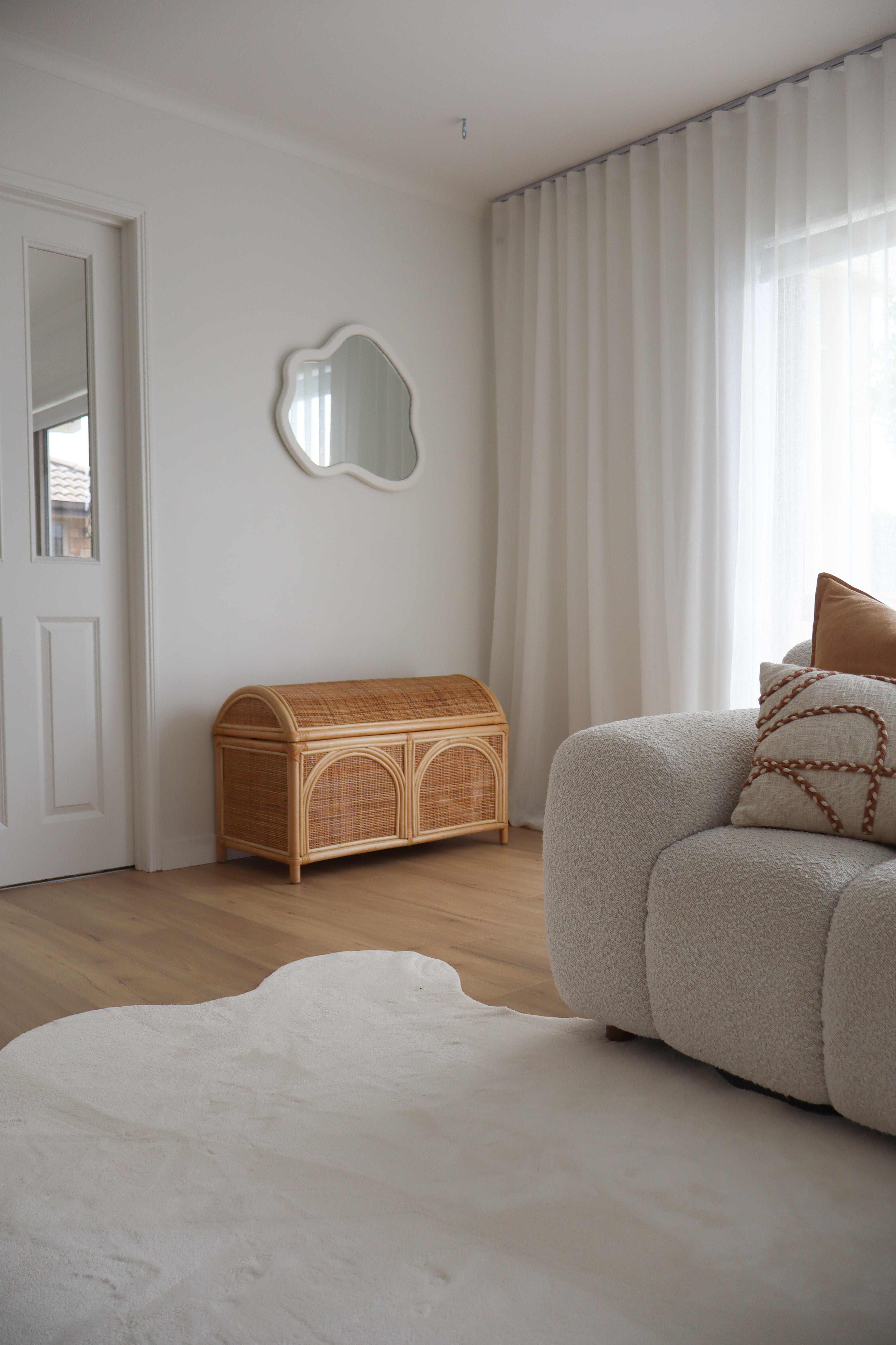 Large INKAH Rattan toy chest by Inkah Limited, showing a stylish woven rattan storage box for children's toys.