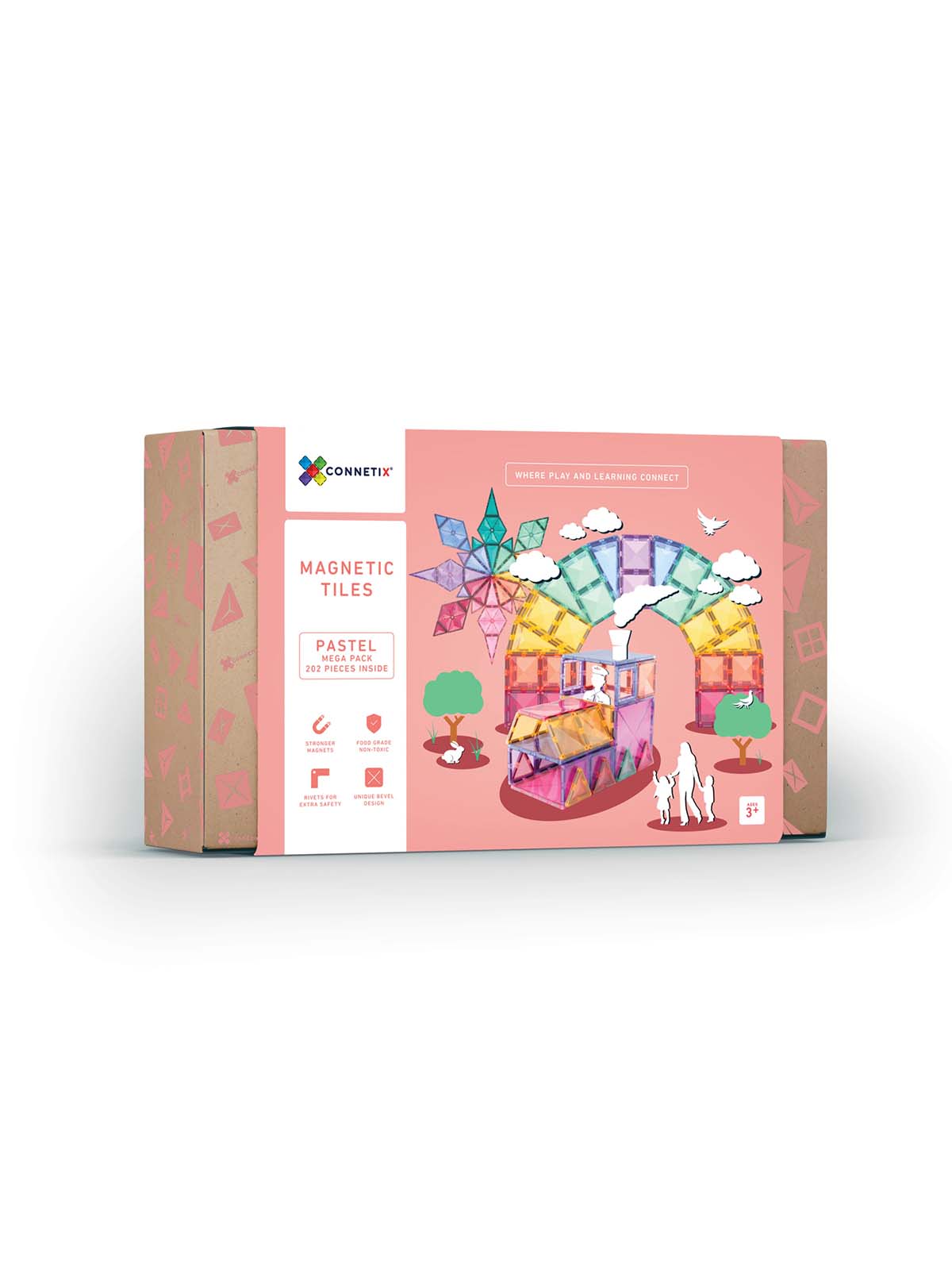 Connectix Magnetic Tiles Pastel Mega Pack