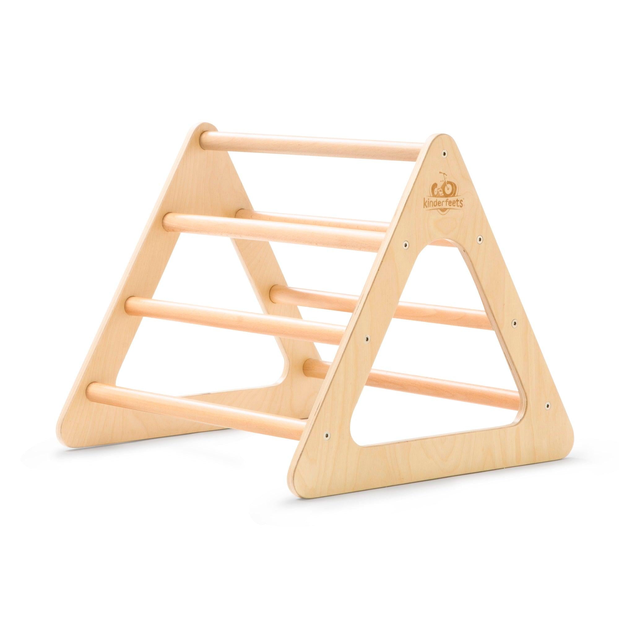 Kinderfeets Pikler Triangle small climbing toy designed for young children to promote balance and coordination.
