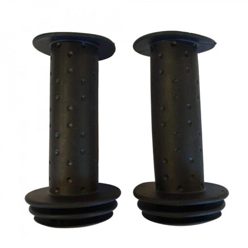 Black Trybike handlebar grips for bikes and scooters, shown as a pair with textured rubber surface for comfortable grip.