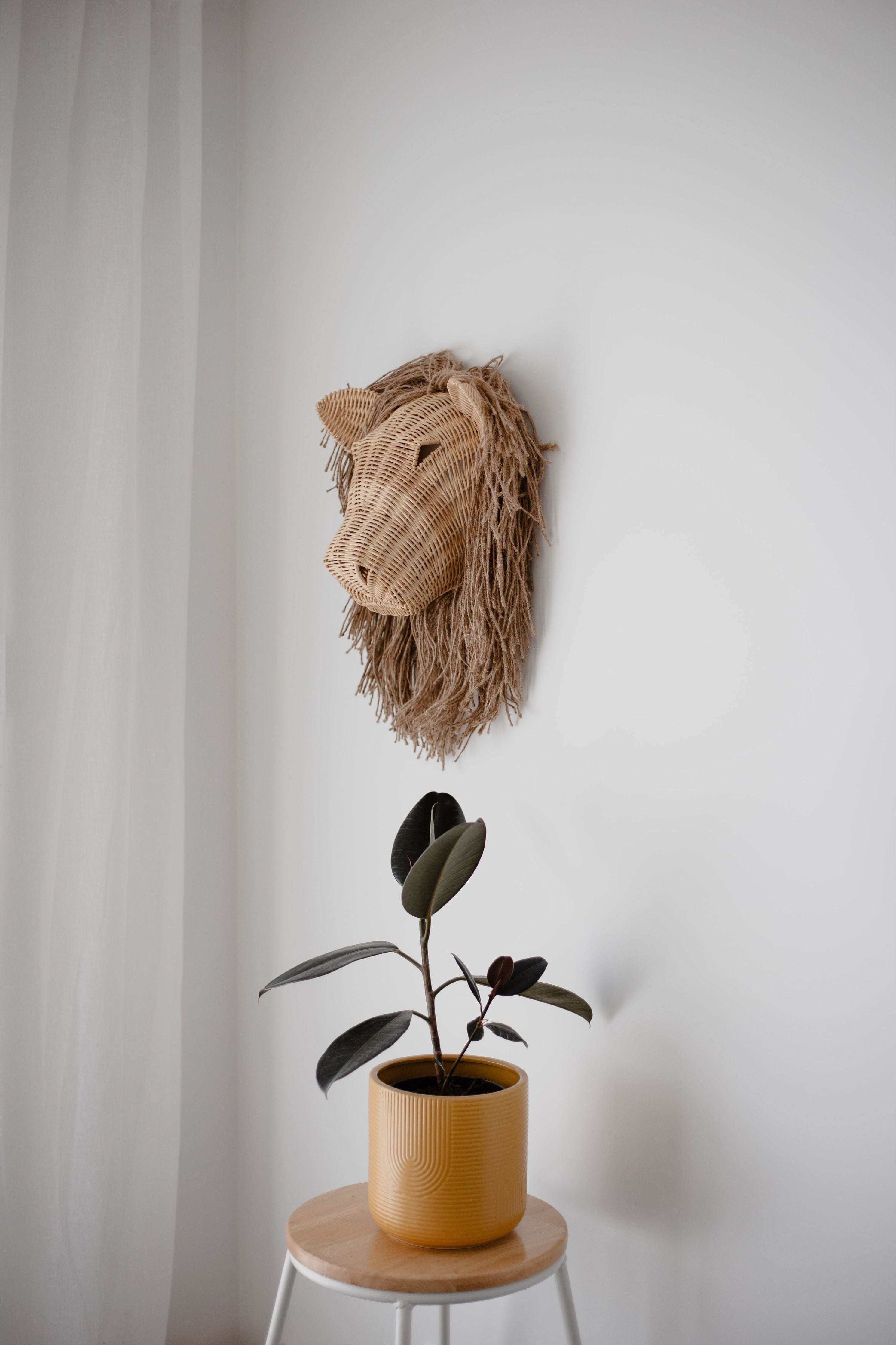 INKAH Limited Lenny The Lion plush toy with soft fur and detailed lion features, perfect for cuddling and decorative display.