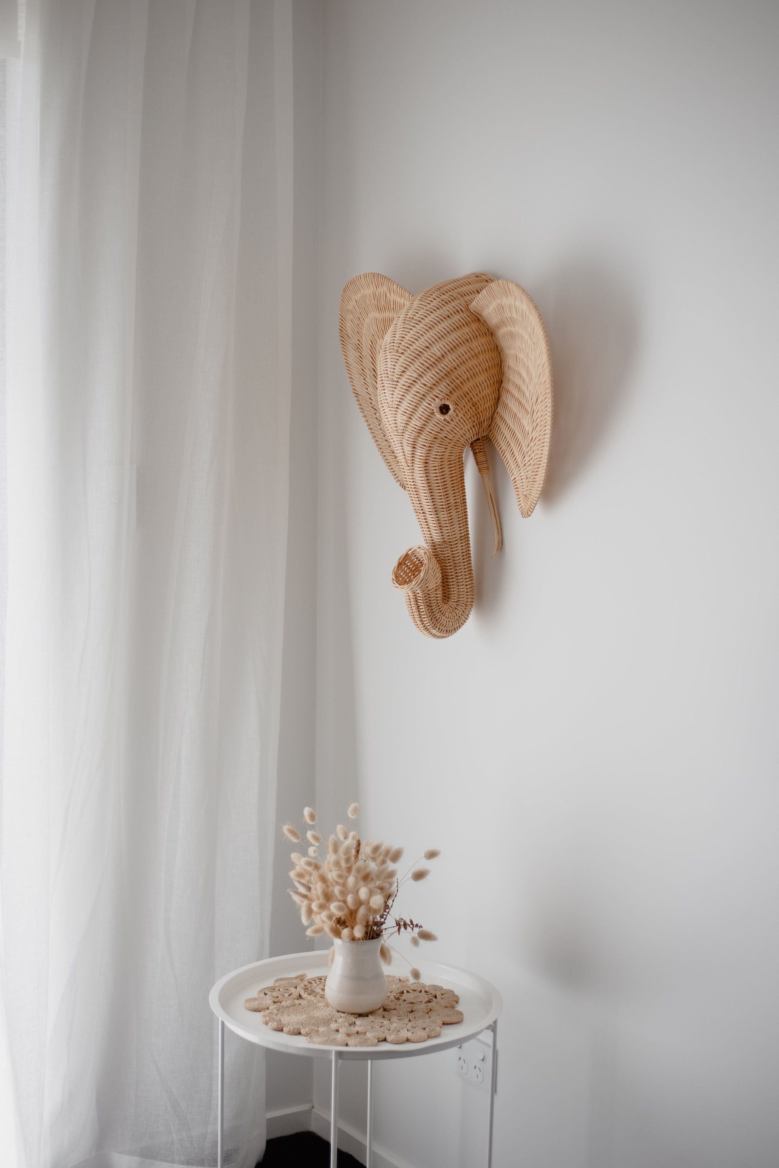 INKAH Effie The Elephant plush toy by Inkah Limited, soft gray elephant with detailed features, suitable for children and collectors.