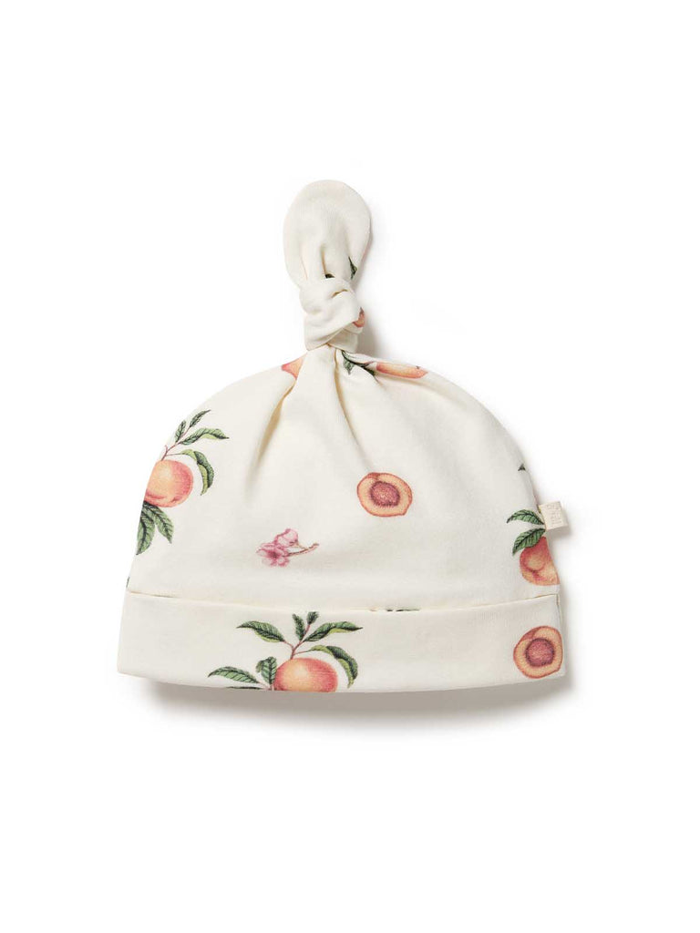 wilson and frenchy so peachy cotton baby hat
