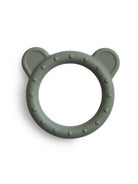 Mushie silicone bear teether dried thyme