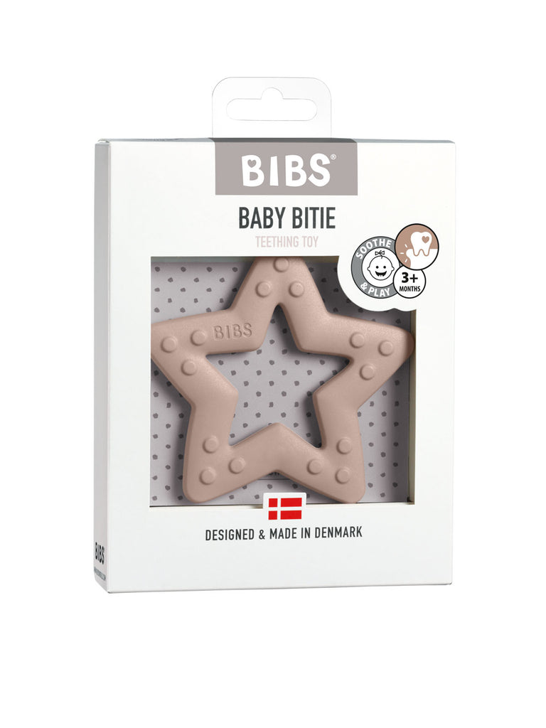 BIBS Baby Bitie Teether Star Blush