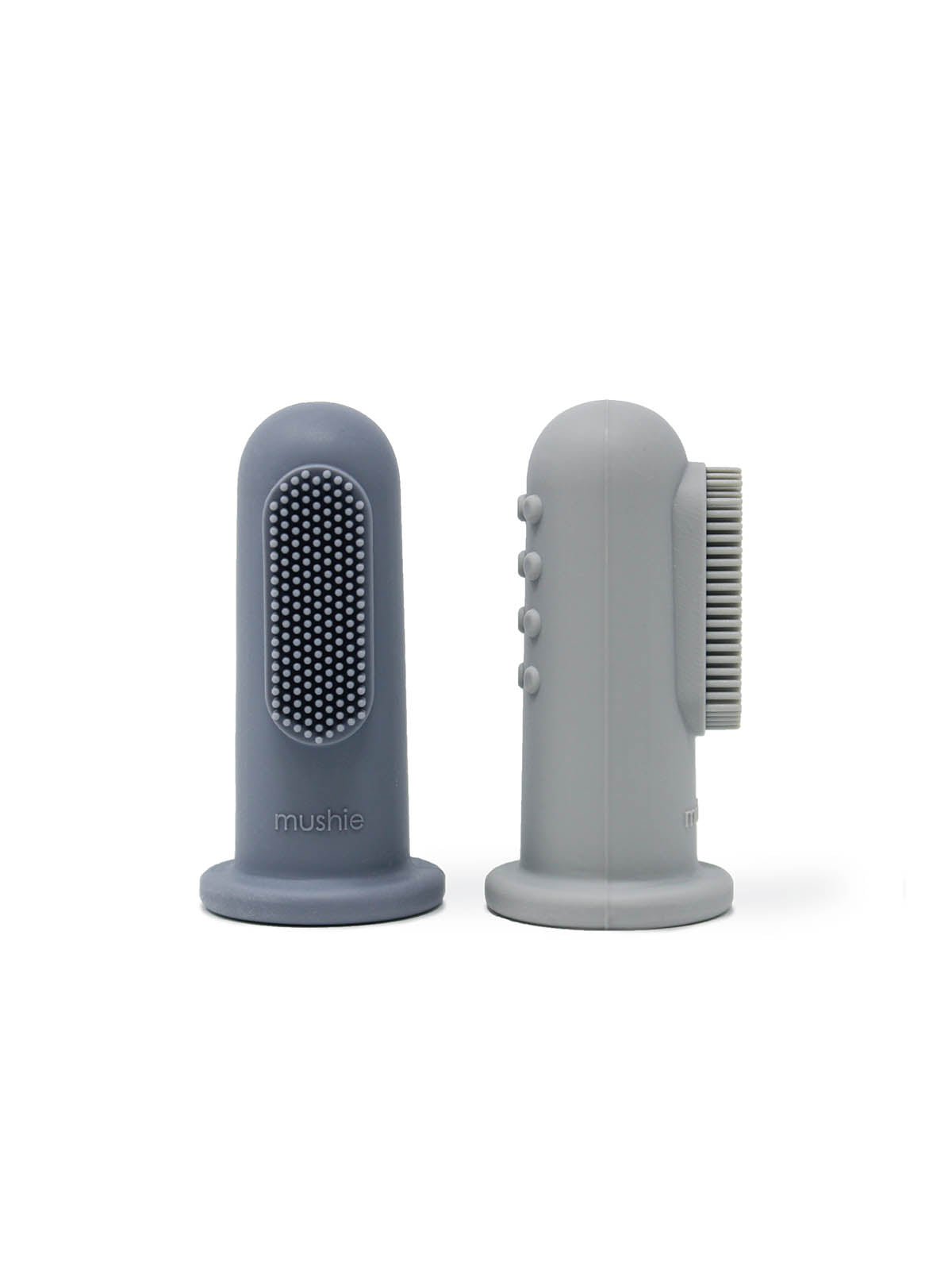 Mushie Baby Silicone Toothbrush Tradewinds/Stone