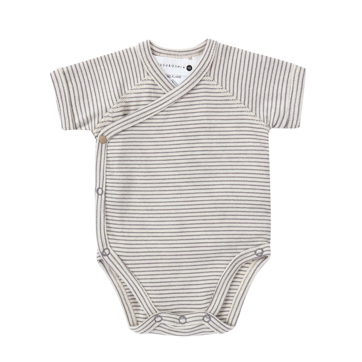 SUSUKOSHI Kimono Bodysuit L/S - Brass main image 1