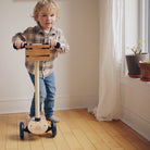 Kinderfeets Kinder Scooter in Silver Sage, lightweight kids' scooter with a sleek design, perfect for young children to ride and balance.