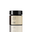 Oria Skin Ultra-Calm Day Cream jar with white lid and label, skincare product designed for sensitive, calm skin.