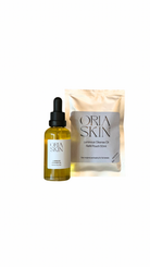Oria Skin Luminous Cleanse Oil 50ml bottle with clear label, showcasing the skincare product designed for gentle facial cleansing.