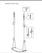Kinderfeets climbing toy ladder with colorful wooden rungs and sturdy side rails for kids' indoor play and climbing activities.