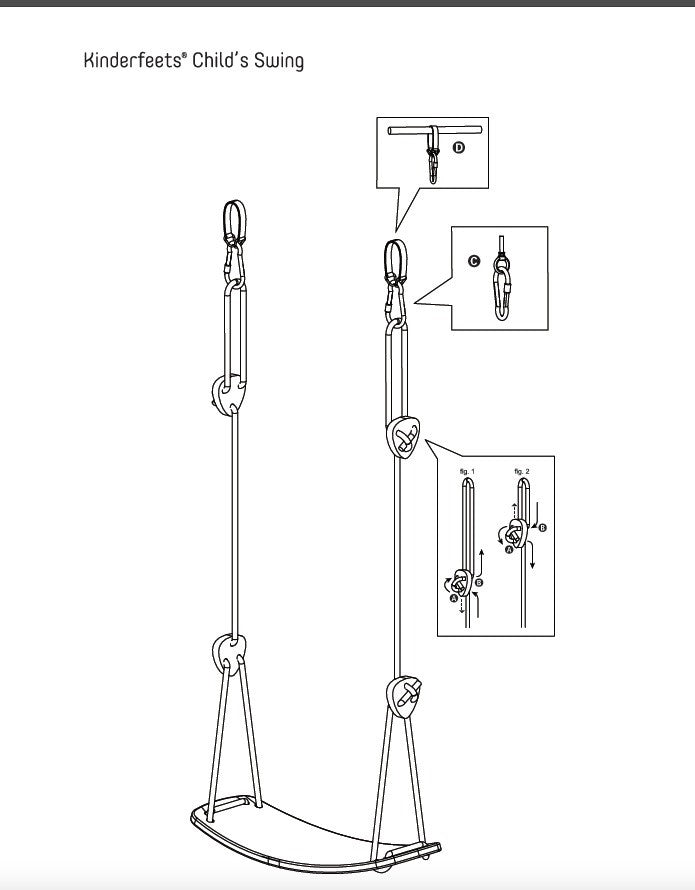 Kinderfeets climbing toy ladder with colorful wooden rungs and sturdy side rails for kids' indoor play and climbing activities.