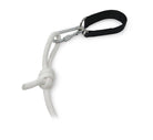 Kinderfeets Swinging Disc toy with colorful, flexible rubber material and sturdy clips for safe outdoor play.