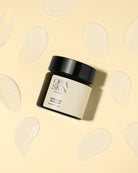 Oria Skin Ultra-Calm Day Cream in a sleek jar, showcasing its gentle, soothing skincare formula for sensitive skin.