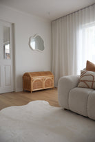 Large INKAH Rattan toy chest by Inkah Limited, showing a stylish woven rattan storage box for children's toys.