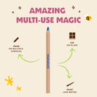 Set of ten Honeysticks Magic 3-in-1 beeswax crayon pencils in jumbo triangle shape, colorful and suitable for young children.
