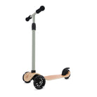 Kinderfeets Kinder Scooter in Silver Sage, featuring a sleek design and sturdy frame, perfect for young children learning to ride.