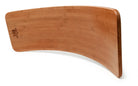 Kinderfeets Kinderboard bamboo skateboard with natural wood finish and smooth surface, designed for balance and fun.