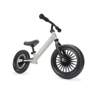 Kinderfeets Trail Bike in Silver Sage, a lightweight balance bike with a sleek design, suitable for young children learning to ride.