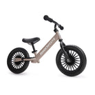 Kinderfeets Trail Bike in slate grey, a balance bike designed for young children, shown from the right side.