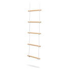 Kinderfeets climbing ladder toy with wooden steps and colorful side rails, designed for young children to climb and play safely.