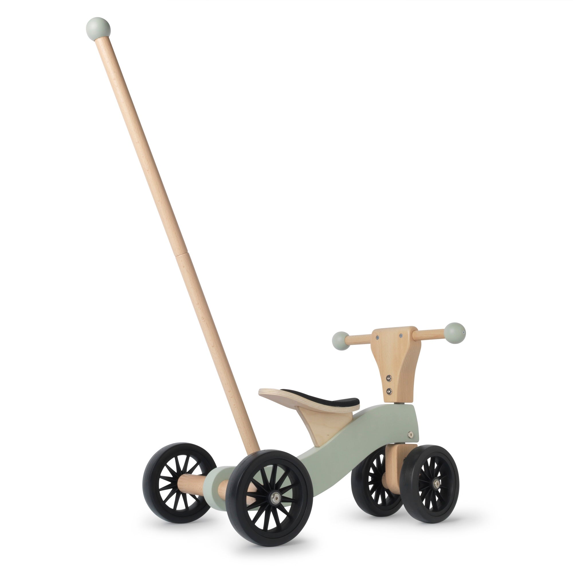 Kinderfeets Tiny Glider toy for kids, featuring colorful wooden design and smooth wheels for outdoor play and riding fun.