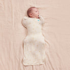 Love To Dream Swaddle Up Bamboo Lite 0.2 TOG in Sunny Gold, soft swaddle with breathable fabric for newborns.