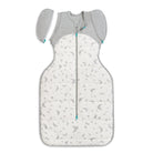 Love to Dream Swaddle Up Transition Bag Extra Warm 3.5 TOG in Moonlight White, cozy sleep sack for infants.