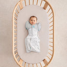 Love to Dream Swaddle Up™ Transition Bag Extra Warm 3.5 TOG in Moonlight White, showing cozy, soft fabric and secure shoulder openings.