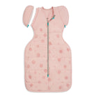 Love to Dream Swaddle Up™ Transition Bag in dusty pink, warm 2.5 TOG, designed for safe, comfortable sleep for babies.