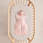Love to Dream Swaddle Up™ Transition Bag in Dusty Pink, warm 2.5 TOG, designed for safe and comfortable baby sleep.