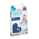 Love to Dream Swaddle Up Transition Bag in Little Dreamer Denim, warm 2.5 TOG, with soft fabric and secure zipper for baby comfort