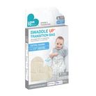 Love to Dream Swaddle Up Transition Bag Extra Warm 3.5 TOG in Blushing Heart Oatmeal, cozy sleeping bag for babies.