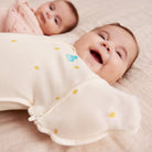 Love to Dream Swaddle Up Transition Bag Bamboo 1.0 TOG in Lemons, soft fabric, designed for easy baby swaddle and transition.
