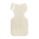Love to Dream Swaddle Up Transition Bag Extra Warm 3.5 TOG in Blushing Heart Oatmeal, showing the cozy, soft fabric and design.