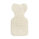 Love to Dream Swaddle Up Transition Bag Extra Warm 3.5 TOG in Blushing Heart Oatmeal, showing soft fabric and secure zipper closure.