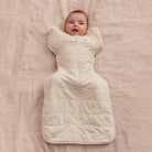 Love to Dream Swaddle Up Transition Bag Extra Warm 3.5 TOG in Blushing Heart Oatmeal, cozy sleepwear for babies