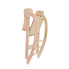 Kinderfeets Pikler Observation Tower in natural wood, a climbing toy with sturdy wooden steps for safe play and exploration.