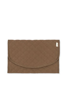 Konges Slojd All You Need Bag in walnut with leather handles, stylish and spacious for daily essentials and organization.