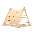 Large Kinderfeets Pikler Triangle climbing toy with three interconnected wooden climbing triangles for kids.