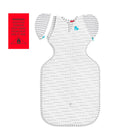 Love to Dream Swaddle Up Transition Bag 1.0 TOG in white, cozy wearable sleep sack designed for safe, comfortable sleep for babies.