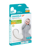 Love to Dream Swaddle Up™ Organic 1.0 TOG in cream, a soft swaddle blanket for babies, shown in high-resolution image.