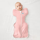 Love to Dream Swaddle Up™ Original 1.0 TOG in Dusty Pink, soft swaddle blanket for babies with arms-in design and cozy fabric.