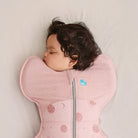 Love to Dream Swaddle Up™ Warm 2.5 TOG in dusty pink, soft swaddle blanket for babies with comfortable fabric and snug fit.