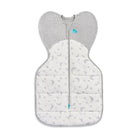 Love to Dream Swaddle Up™ Extra Warm 3.5 TOG in Moonlight White, cozy swaddle for infants, showing soft fabric and secure fit.