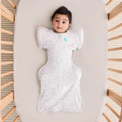 Love to Dream Swaddle Up™ Transition Bag Lite 0.2 TOG in white, featuring the "You Are My" design for infants' sleep comfort.