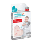 Love to Dream Swaddle Up Transition Bag Lite 0.2 TOG in Daredevil Bunny Pink, soft fabric with a snug fit for babies.