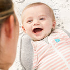 Love to Dream Swaddle Up™ Transition Bag 1.0 TOG in Dusty Pink, soft fabric with zippers and arm openings for easy swaddling.