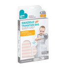 Love to Dream Swaddle Up Transition Bag 1.0 TOG in Dusty Pink, with soft fabric and secure zipper for comfortable baby sleep.